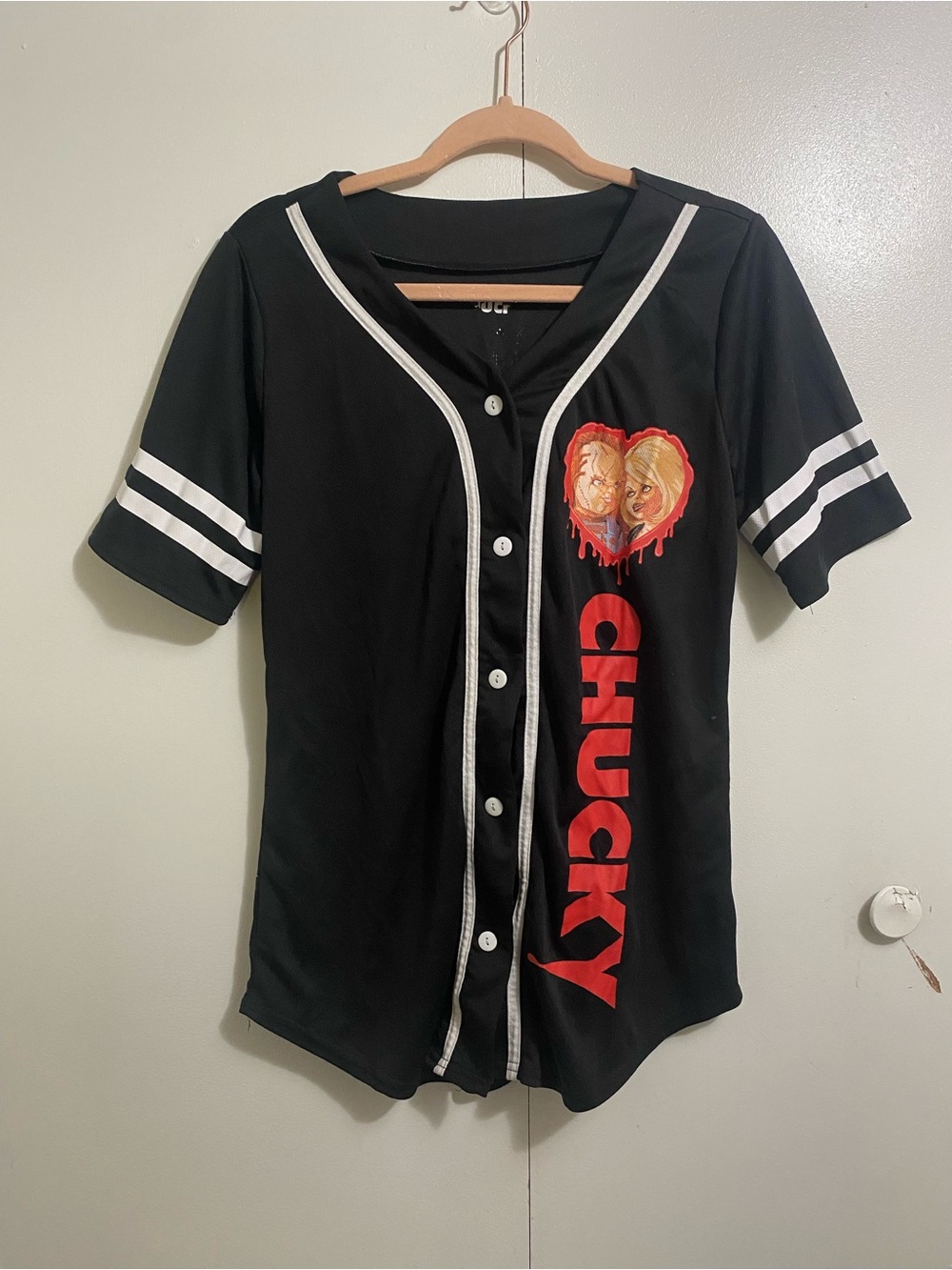 Chucky Graphic Baseball Jersey size Medium